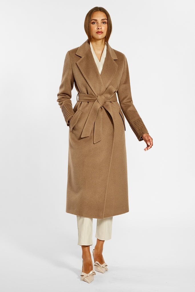 Long Wide Collar Wrap Coat – SENTALER