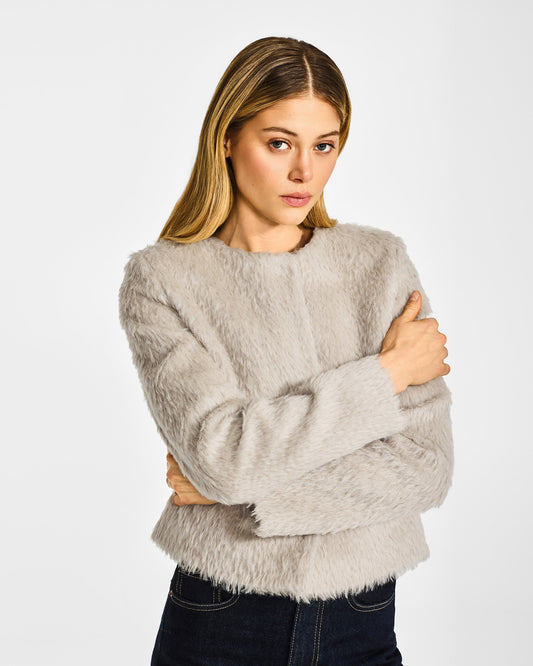 The Collarless Moto Jacket