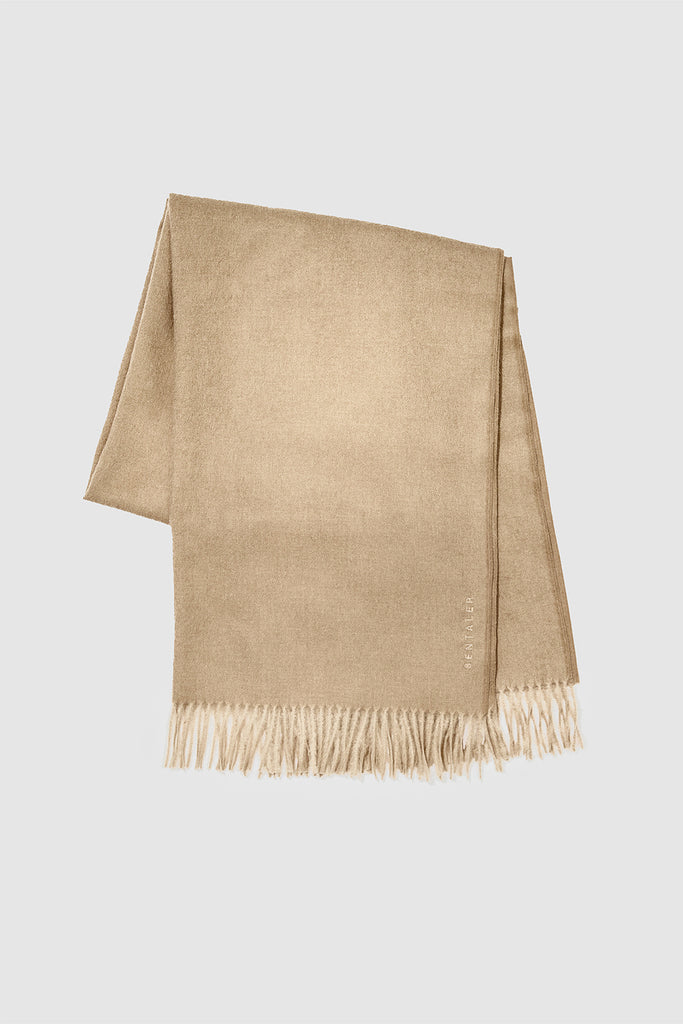 Baby Suri Alpaca Camel Shawl | SENTALER