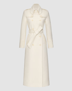Baby Alpaca Maxi Trench Coat