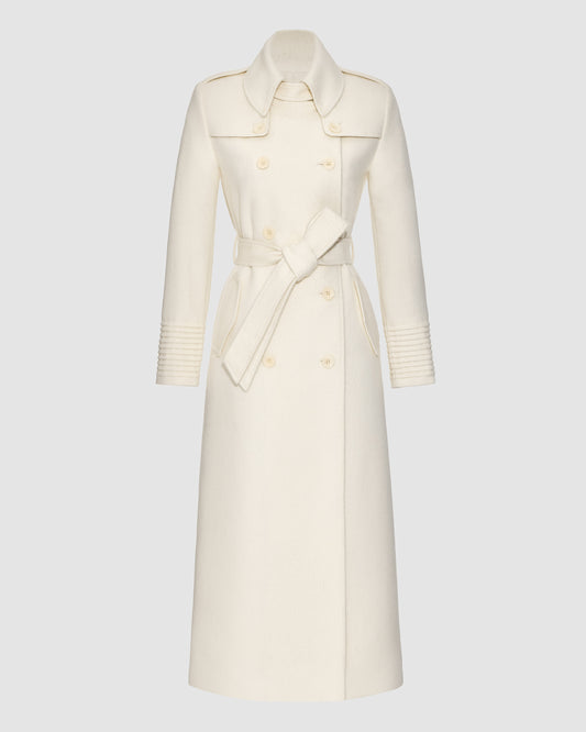 Baby Alpaca Maxi Trench Coat