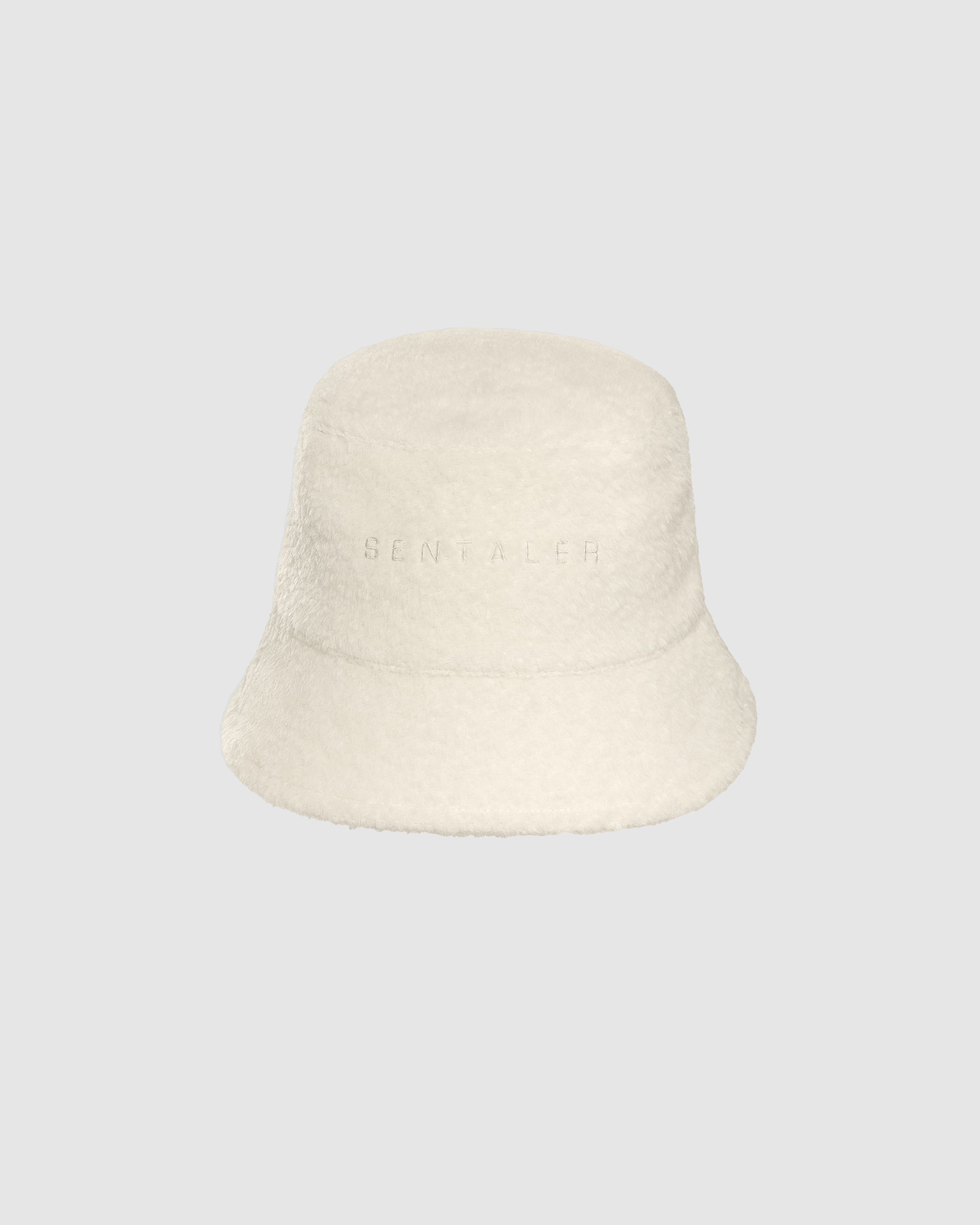 Bouclé Alpaca Bucket Ivory Hat | SENTALER