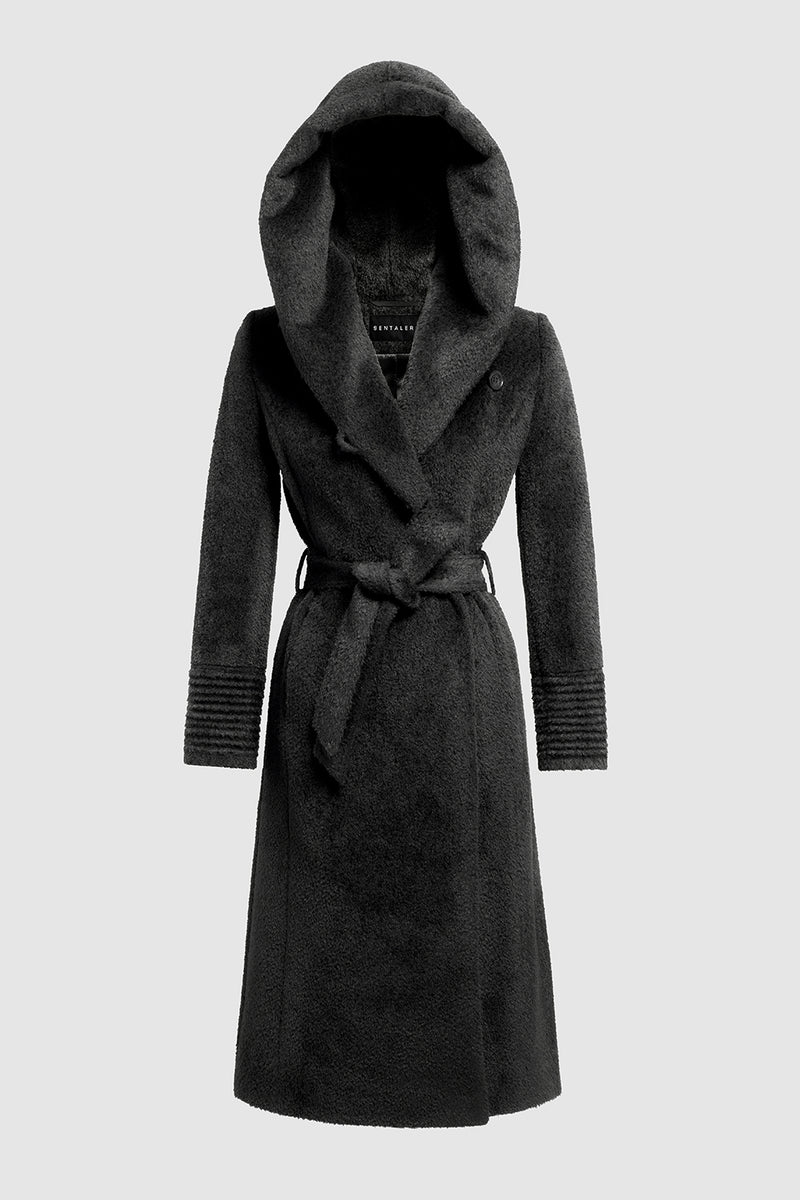 Signature Short Hooded Wrap Coat - Ready-to-Wear - Louis Vuitton