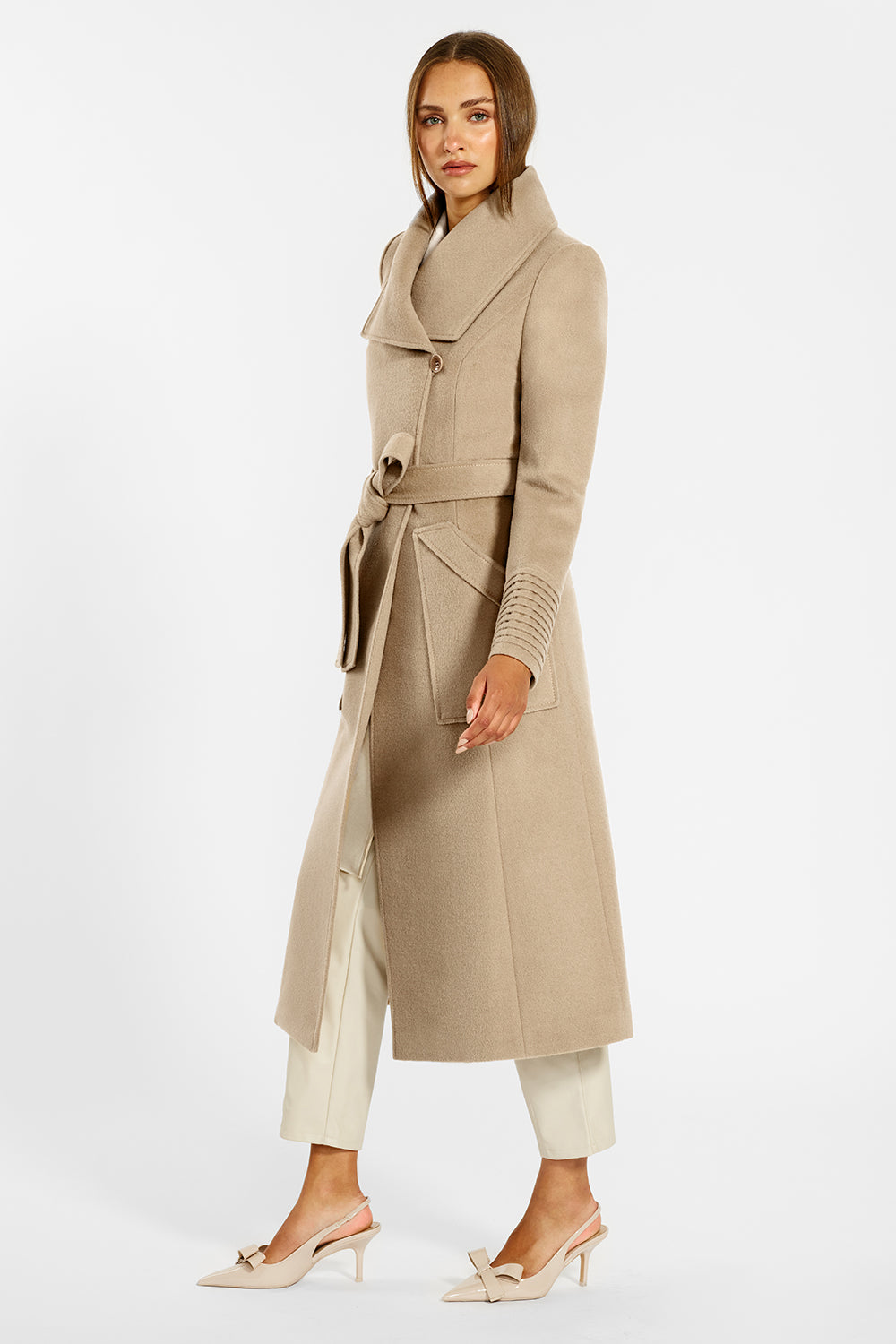 Camel Overcoat, Camel Wrap Coat