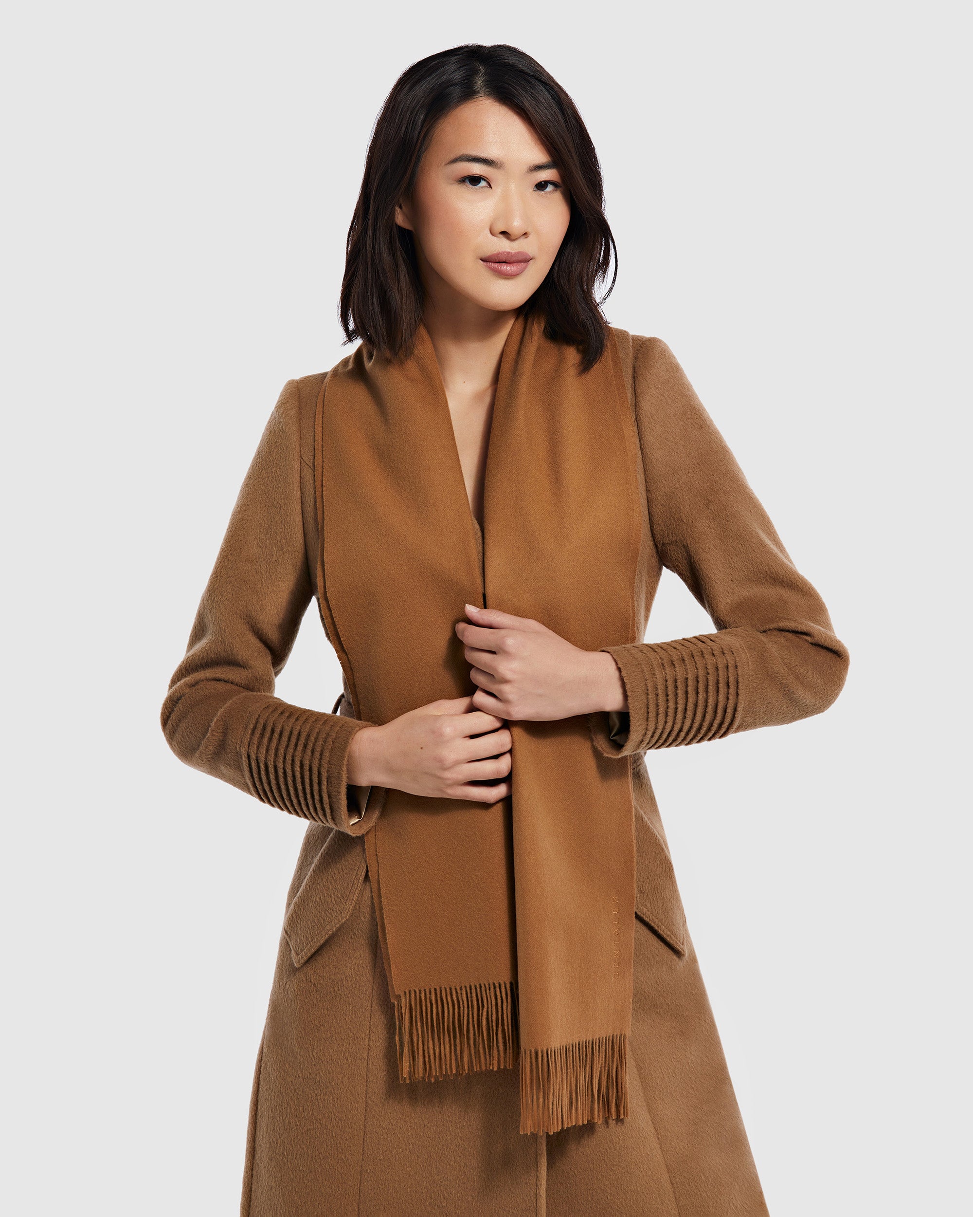 SENTALER Vicuña Classic Scarf | SENTALER