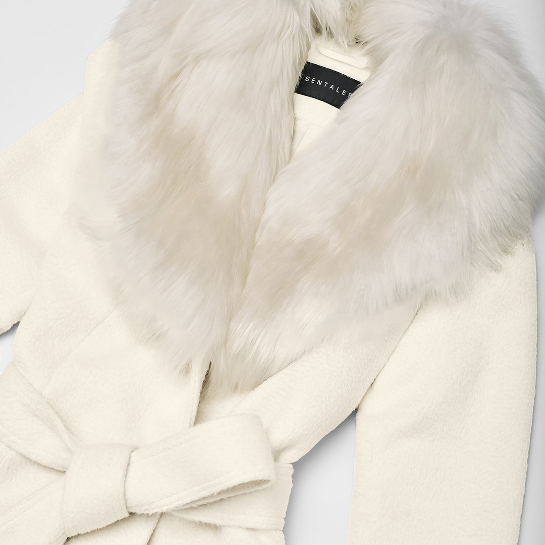 Suri Alpaca Hooded Maxi Wrap Coat