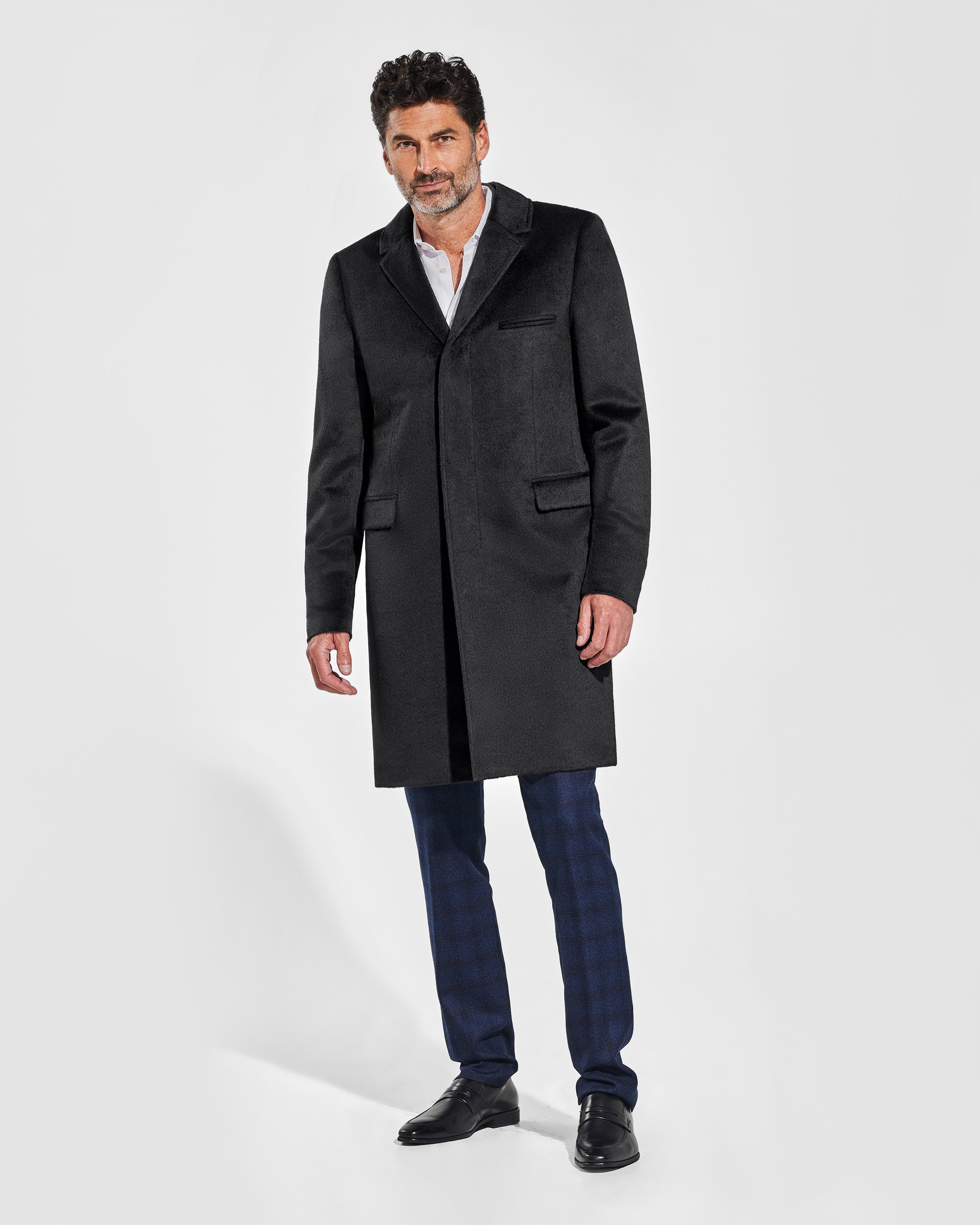 Coat Edward’s wool alpaca size M Cinzia Rocca Alpaca Single-Breasted Coat | Saks Fifth Avenue