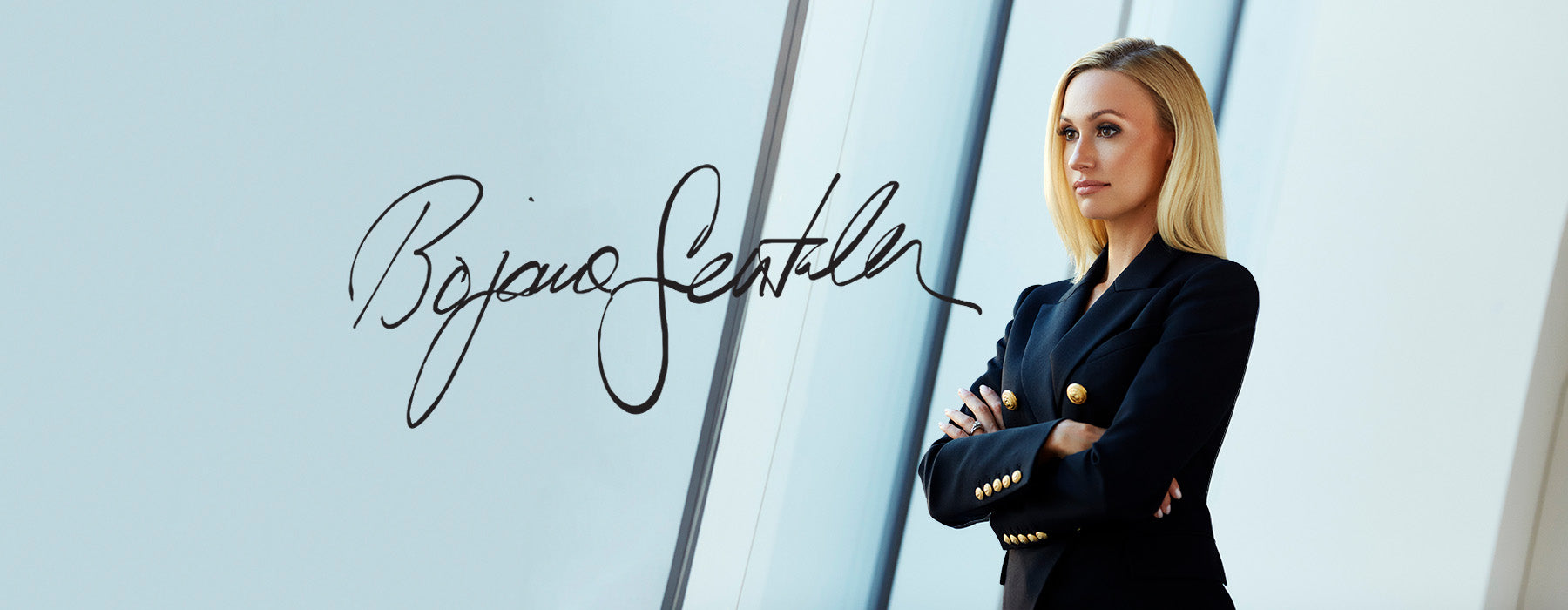 Image of Bojana Sentaler and her signature.