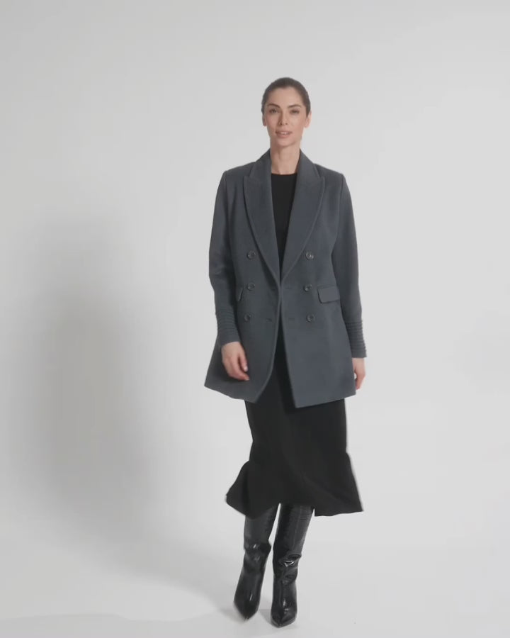 Peak Collar Topcoat - Graphite – SENTALER