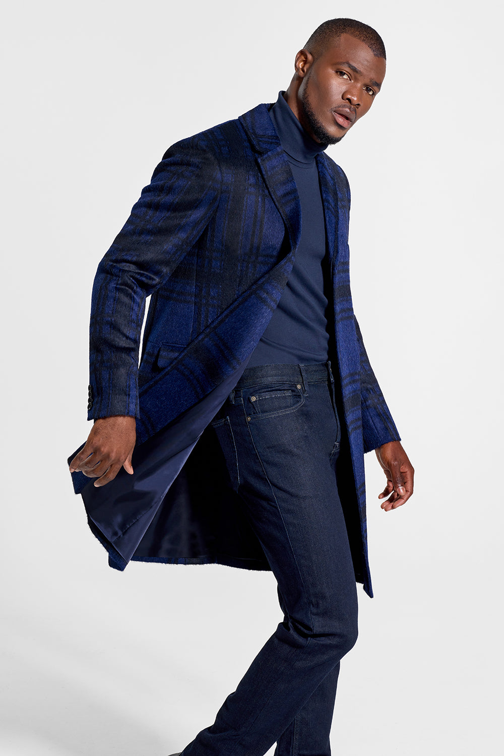 Louis Vuitton - Double Face Wool Coat - Navy - Men - Size: 44 - Luxury
